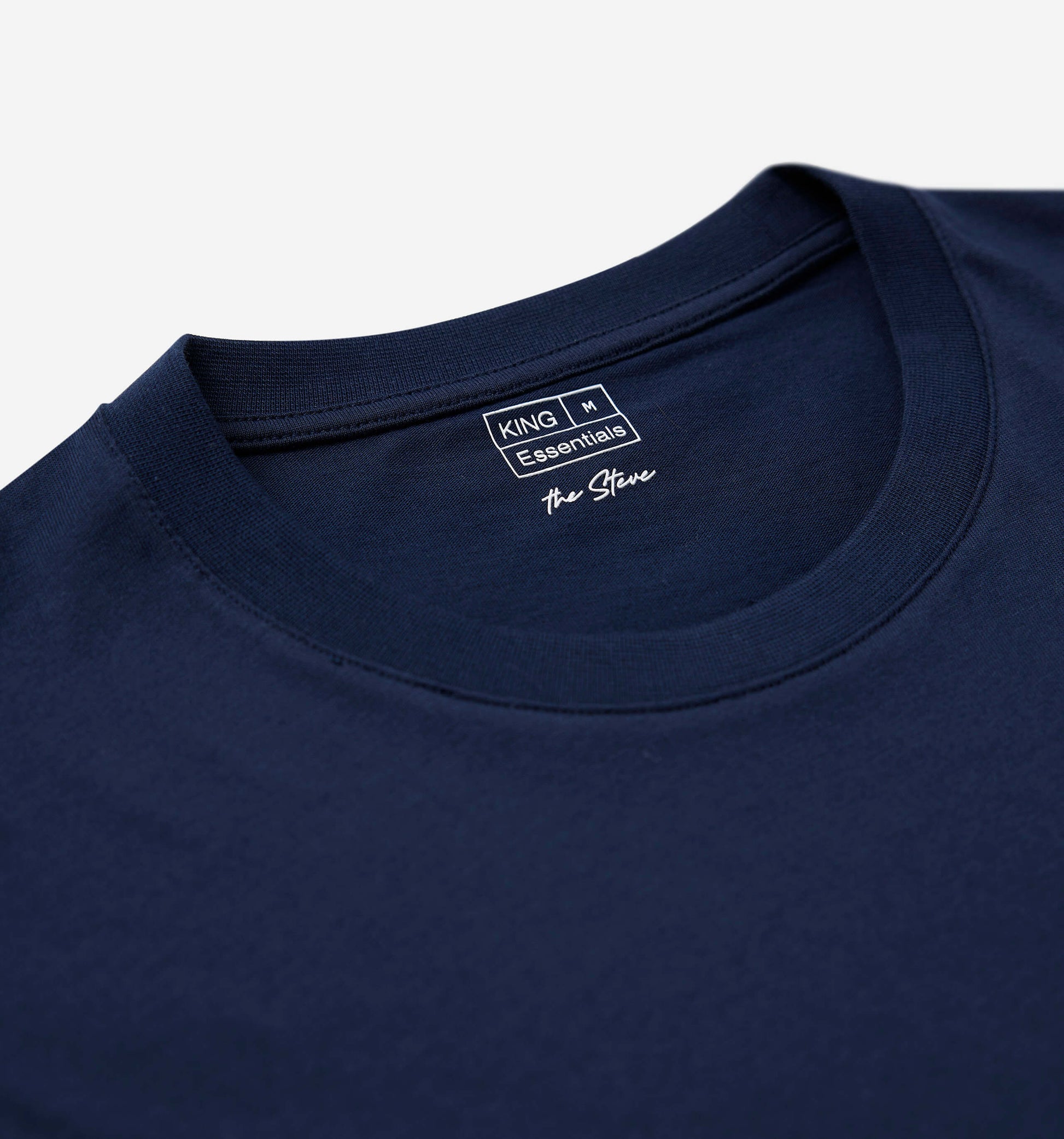 The Steve - Basic Cotton T-shirt In Navy From King Essentials