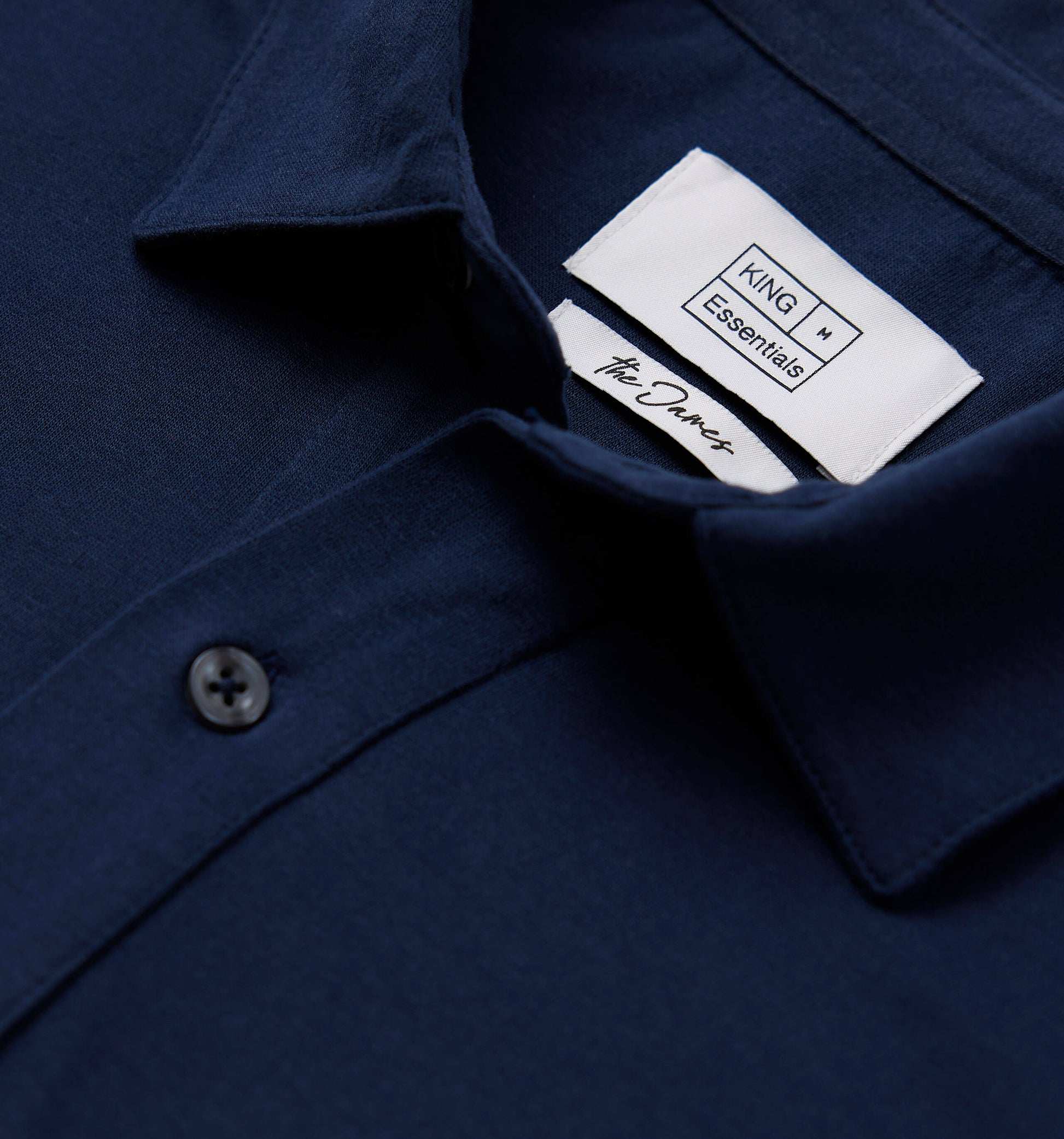 The James - Jersey Cotton Polo In Navy From King Essentials