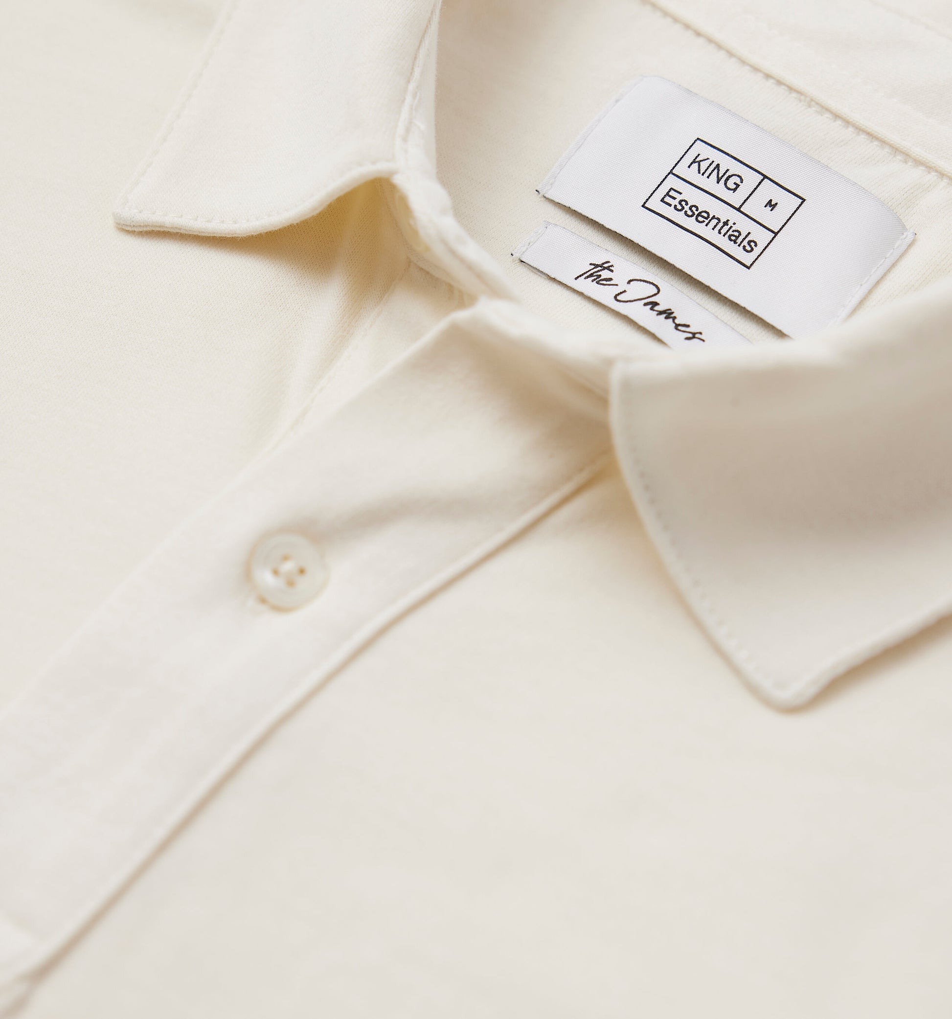 The James - Jersey Cotton Polo In Beige From King Essentials