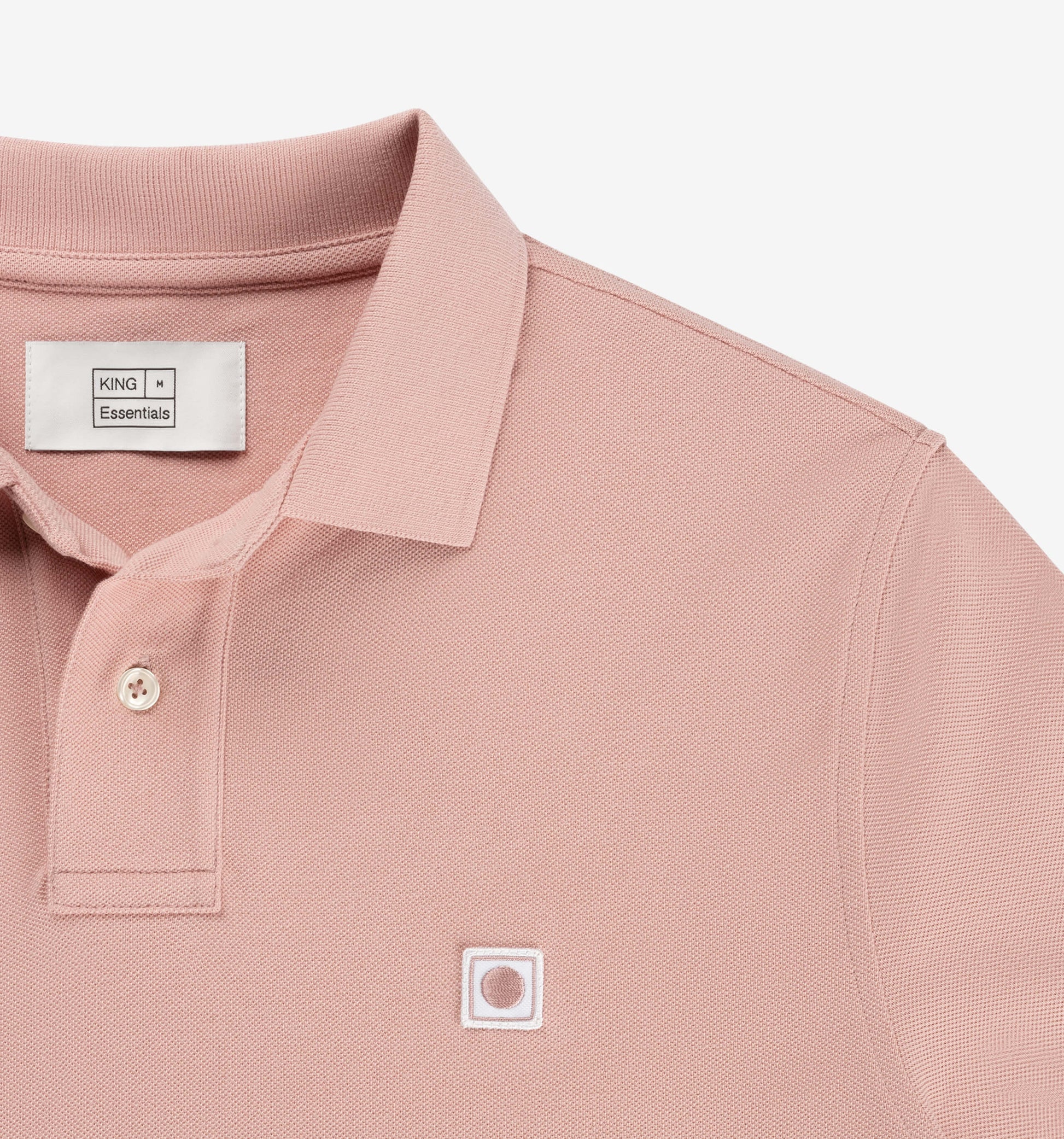 The Rene - Pique Polo In Dark Pink From King Essentials