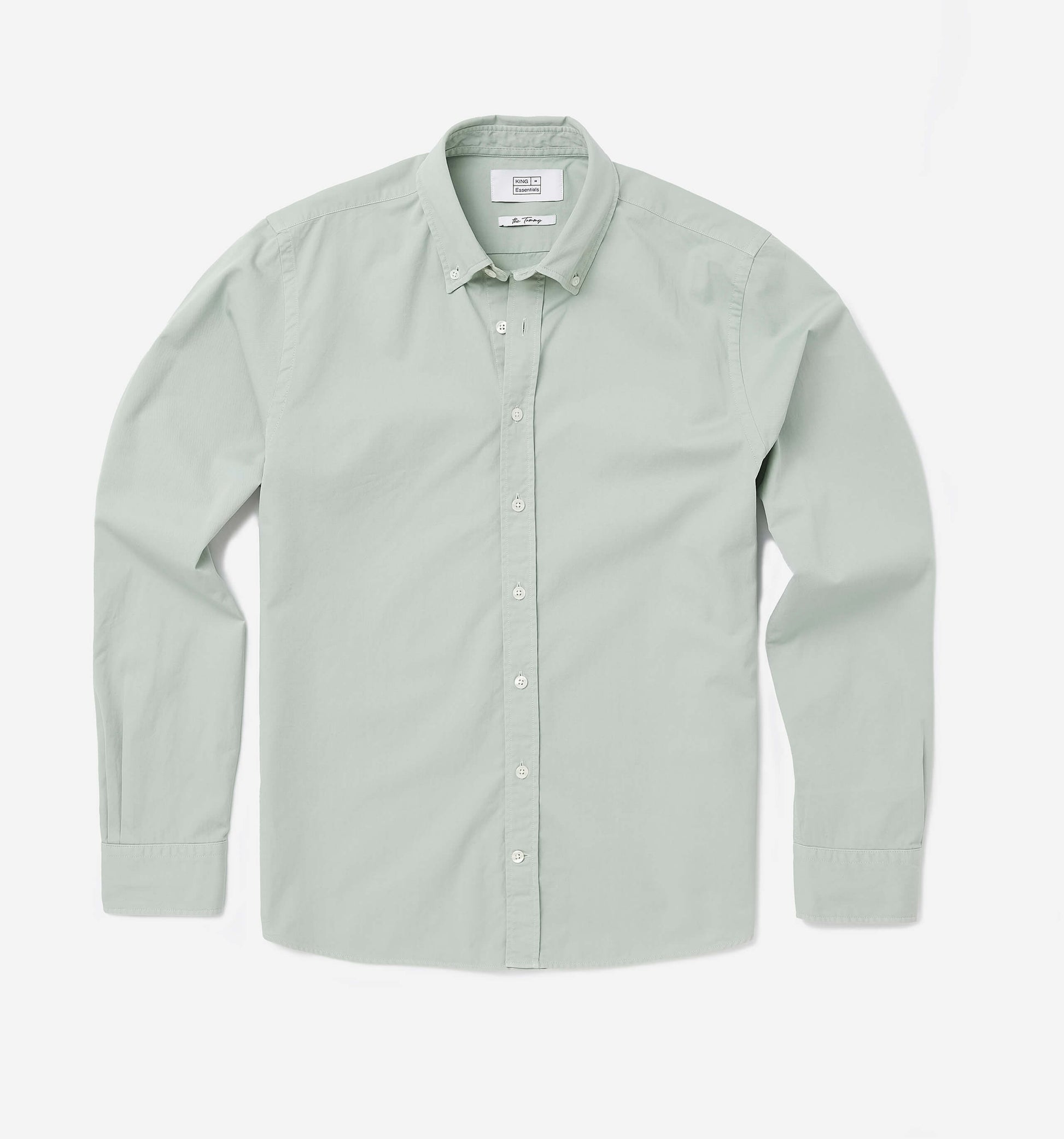 The Tommy - Button Down Garment Dyed Shirt In Desert Sage From King Essentials