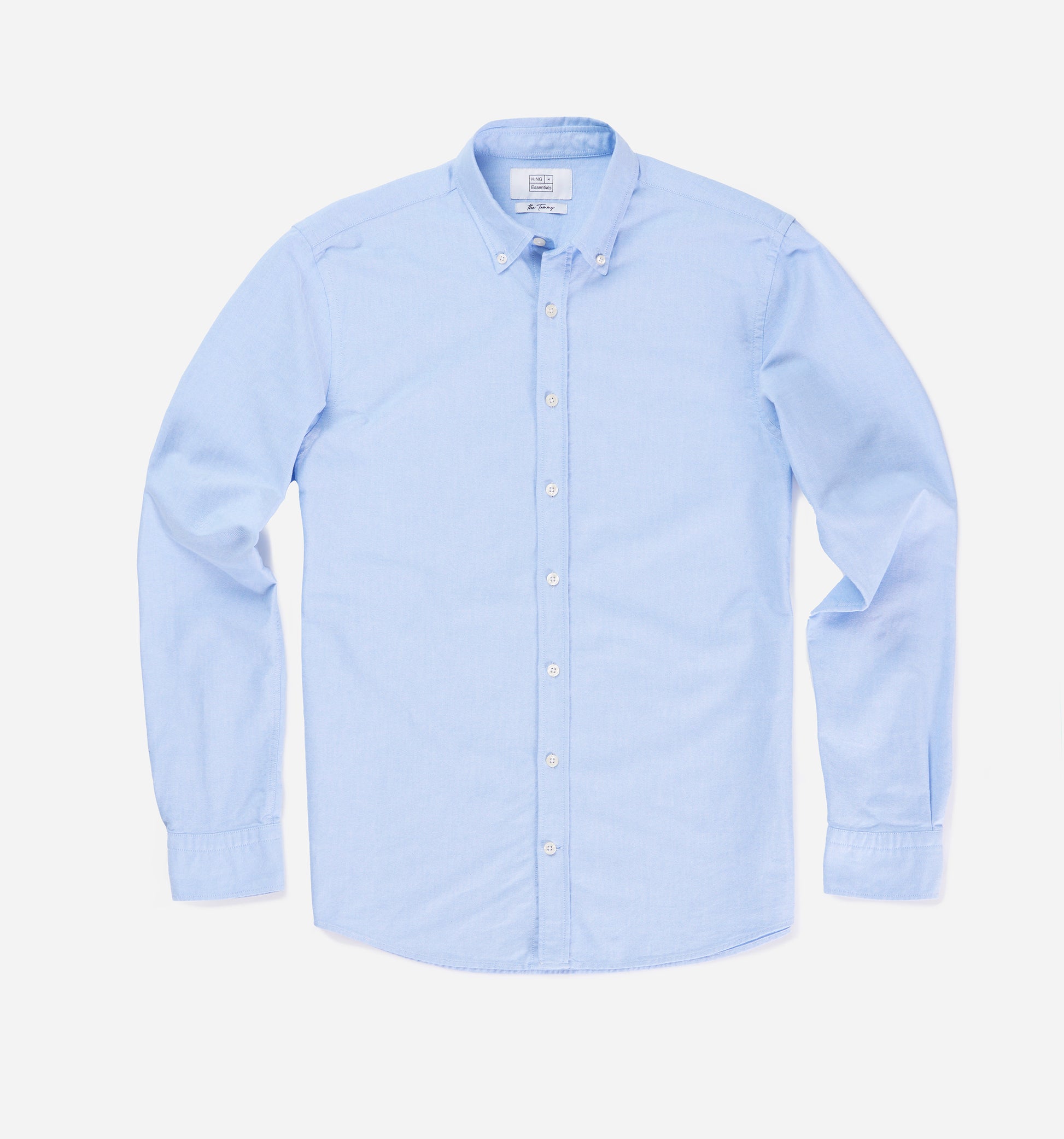 The Tommy - Button Down Oxford Shirt In Light Blue From King Essentials