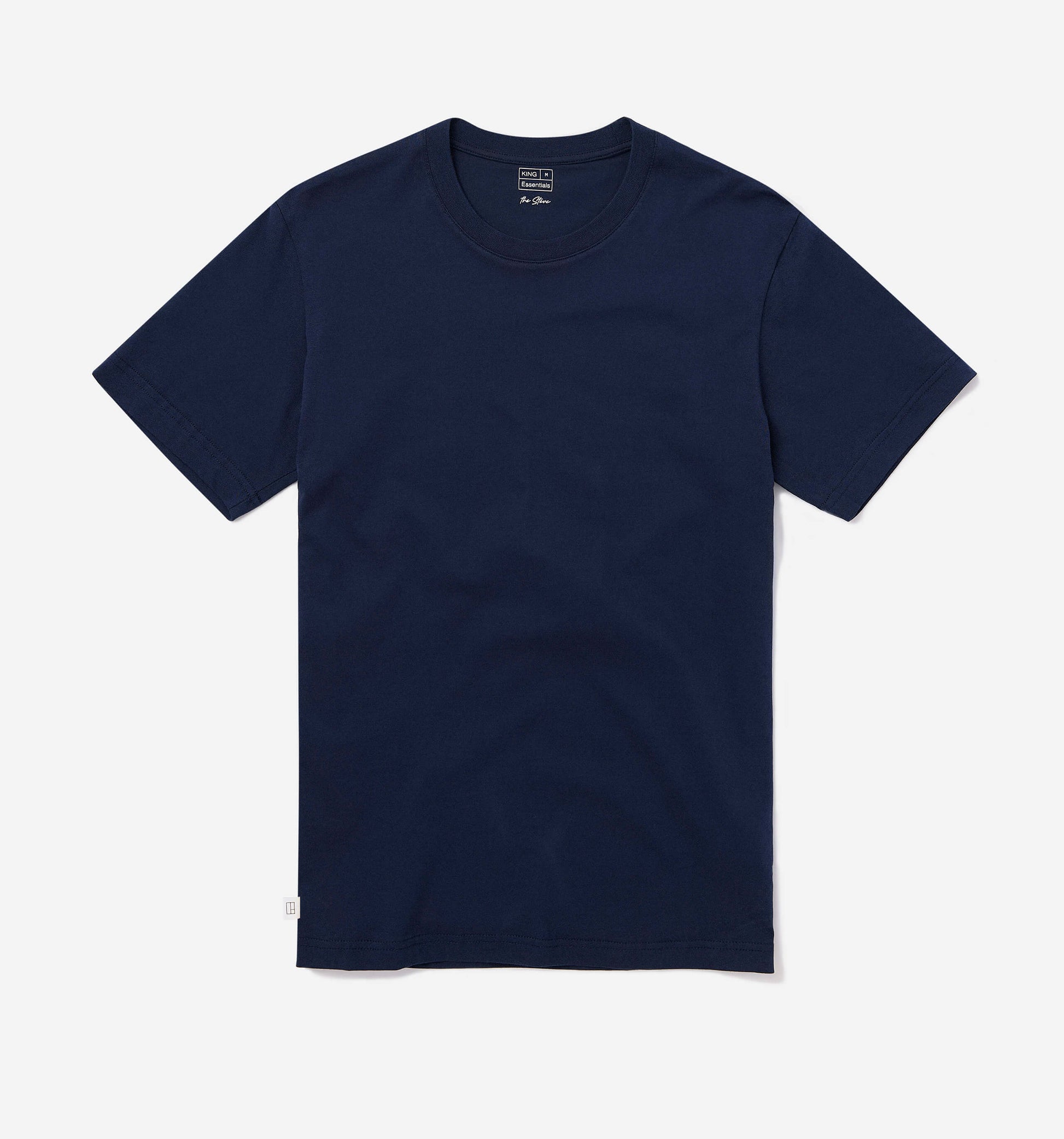 The Steve - Basic Cotton T-shirt In Navy From King Essentials