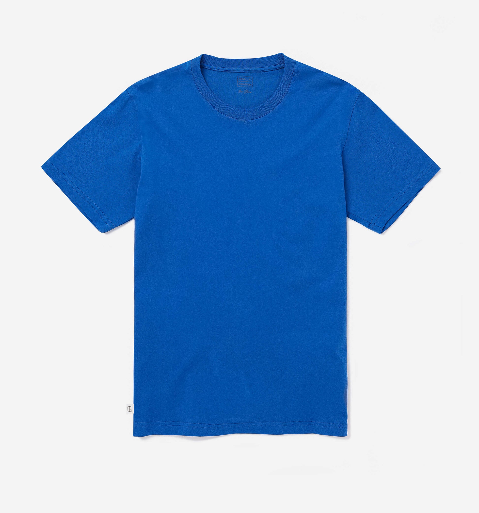 The Steve - Basic Cotton T-shirt In Dark Blue From King Essentials