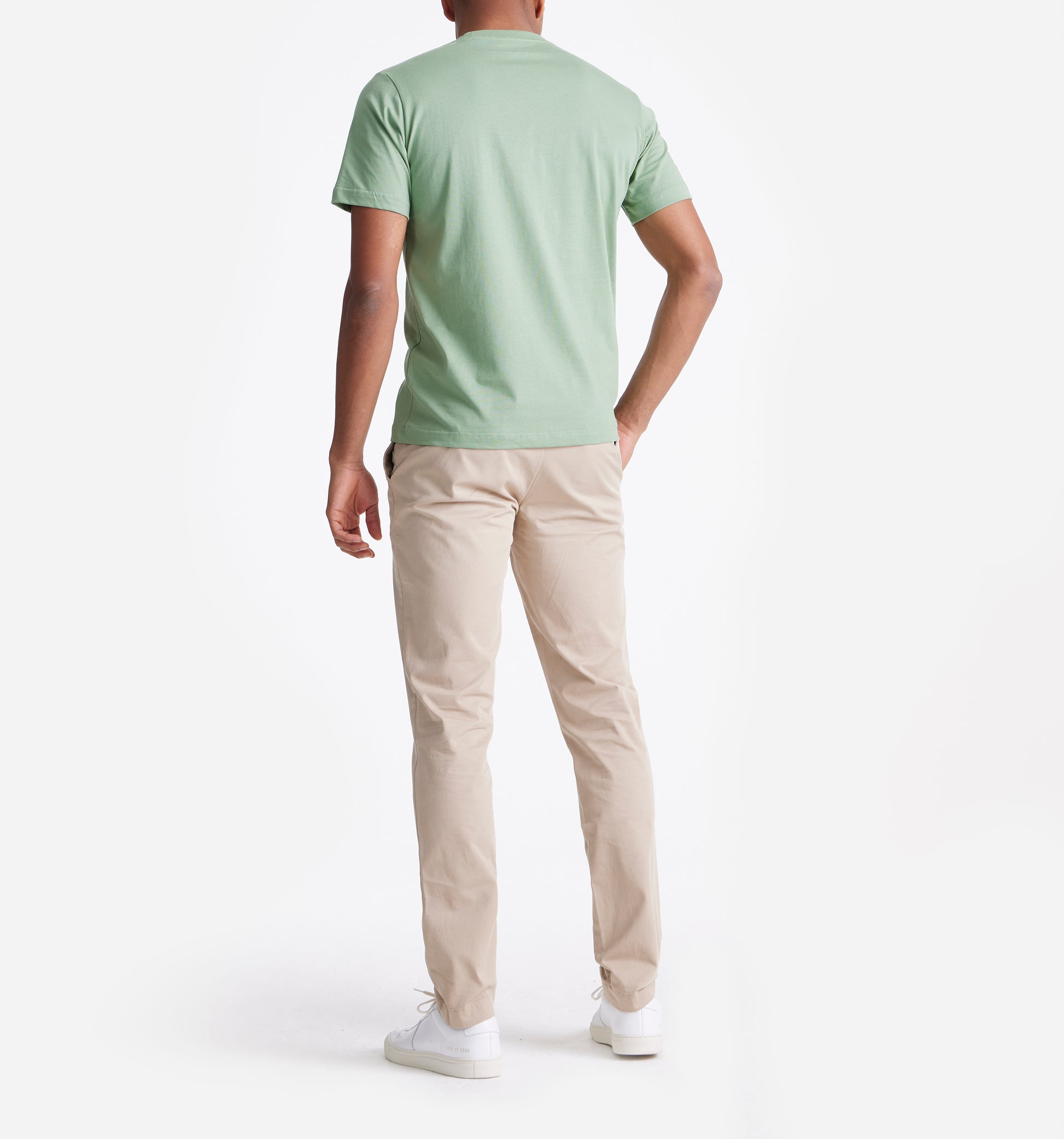 The Steve - Basic Cotton T-shirt In Light Green From King Essentials