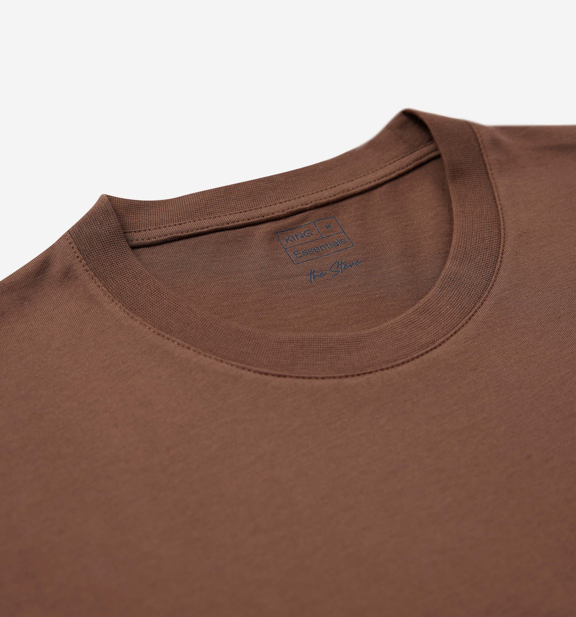 The Steve - Basic Cotton T-shirt In Brown From King Essentials
