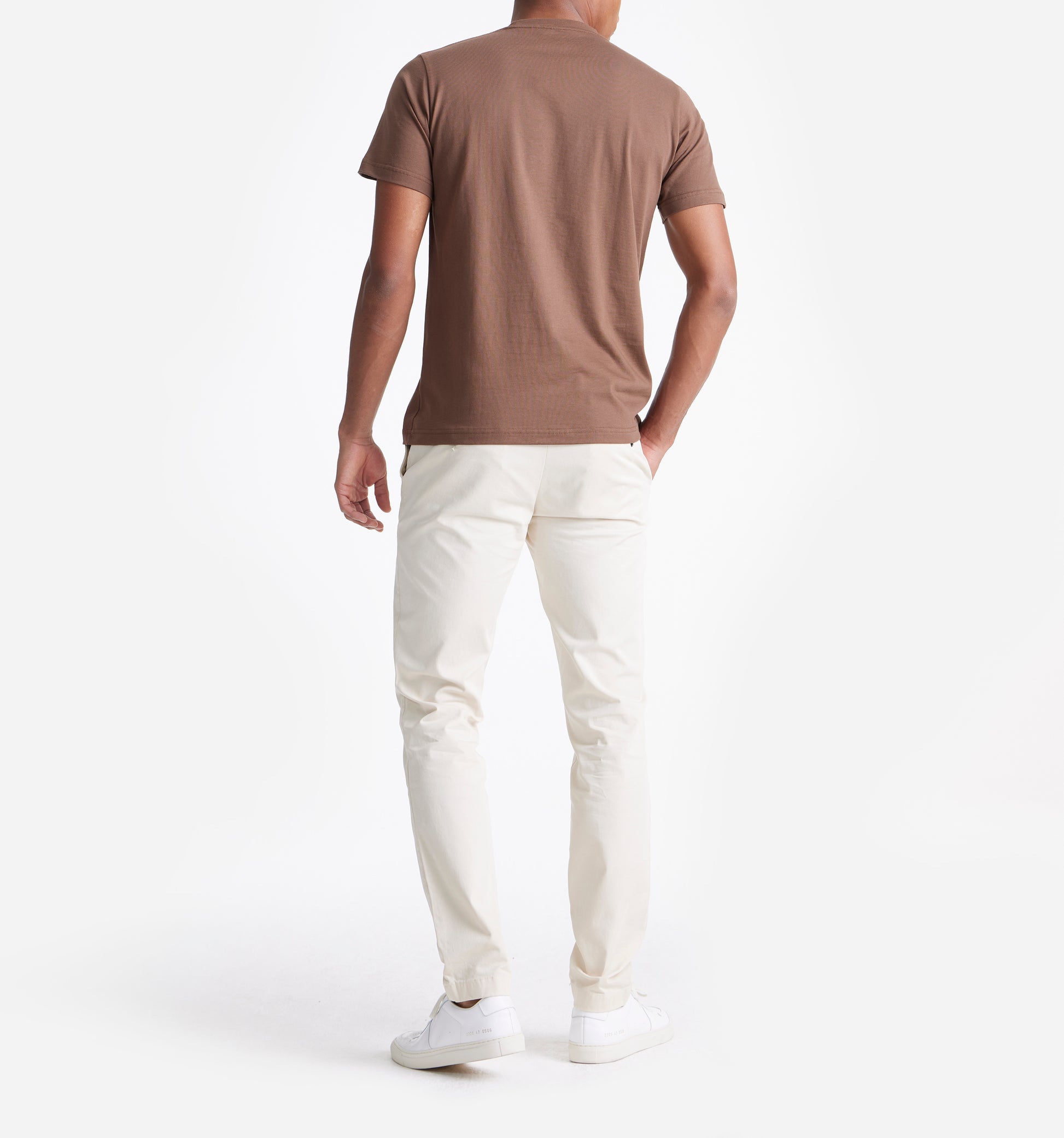 The Steve - Basic Cotton T-shirt In Brown From King Essentials