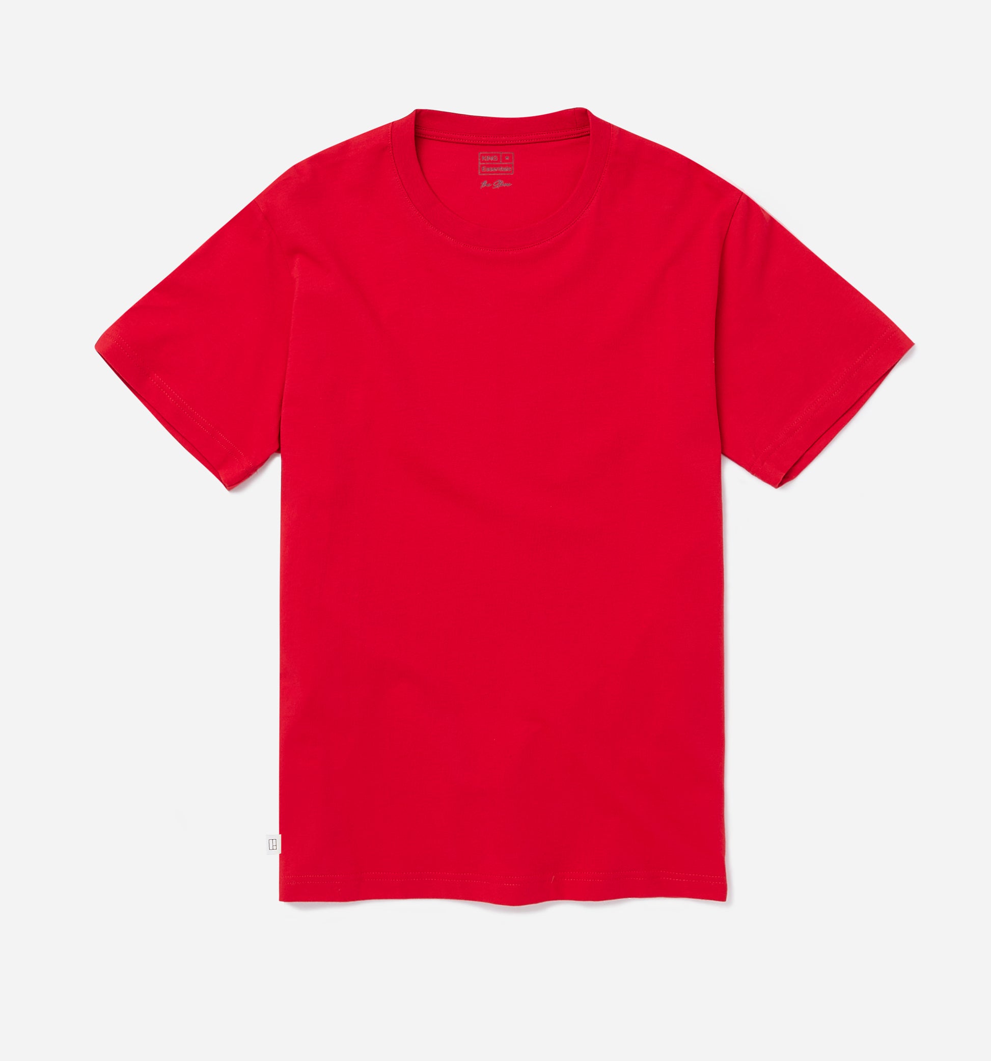 The Steve - Basic Cotton T-shirt In Red From King Essentials