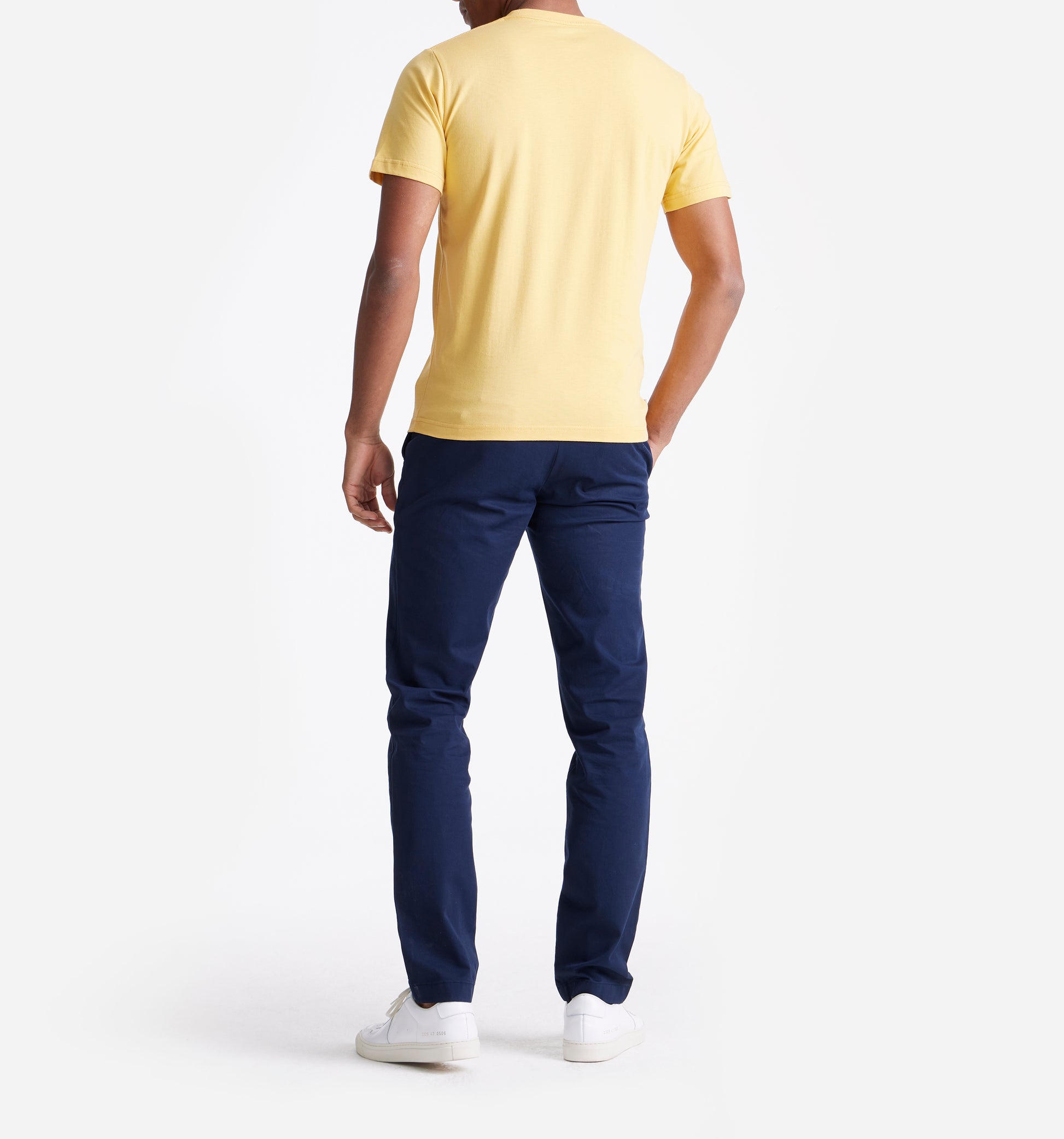 The Steve - Basic Cotton T-shirt In Dark Yellow From King Essentials