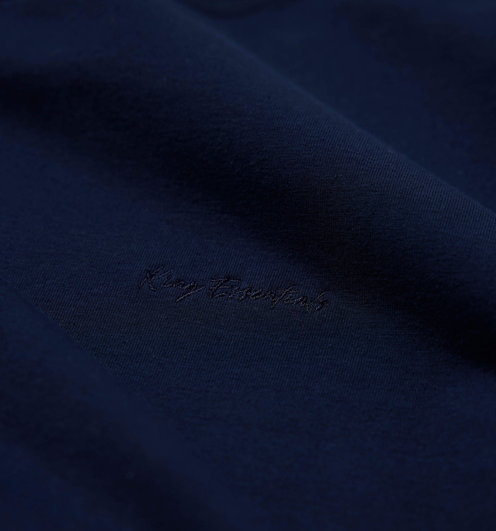 The Shawn - Logo Crewneck T-shirt In Navy From King Essentials