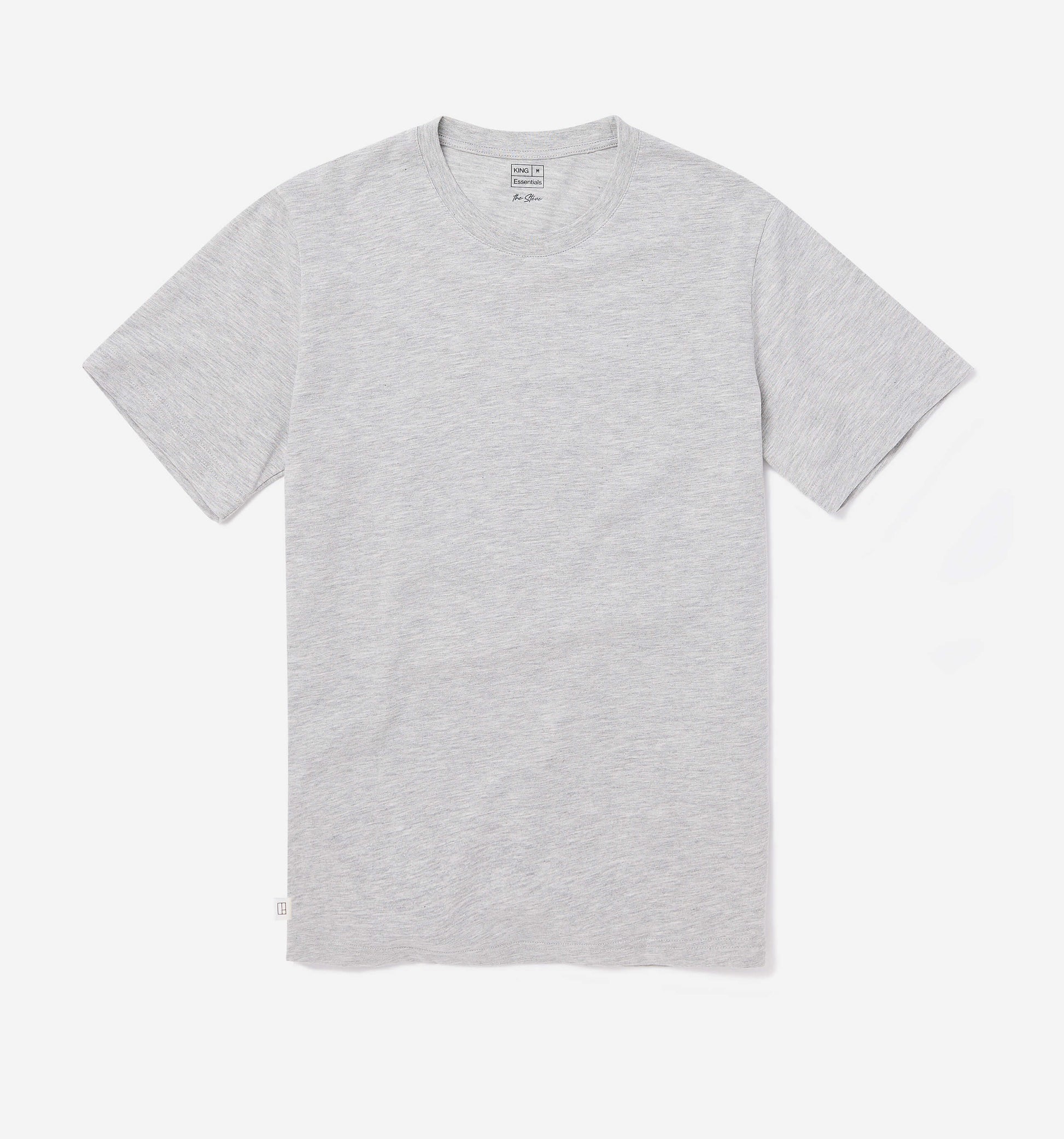 The Shawn - Logo Crewneck T-shirt In Grey From King Essentials