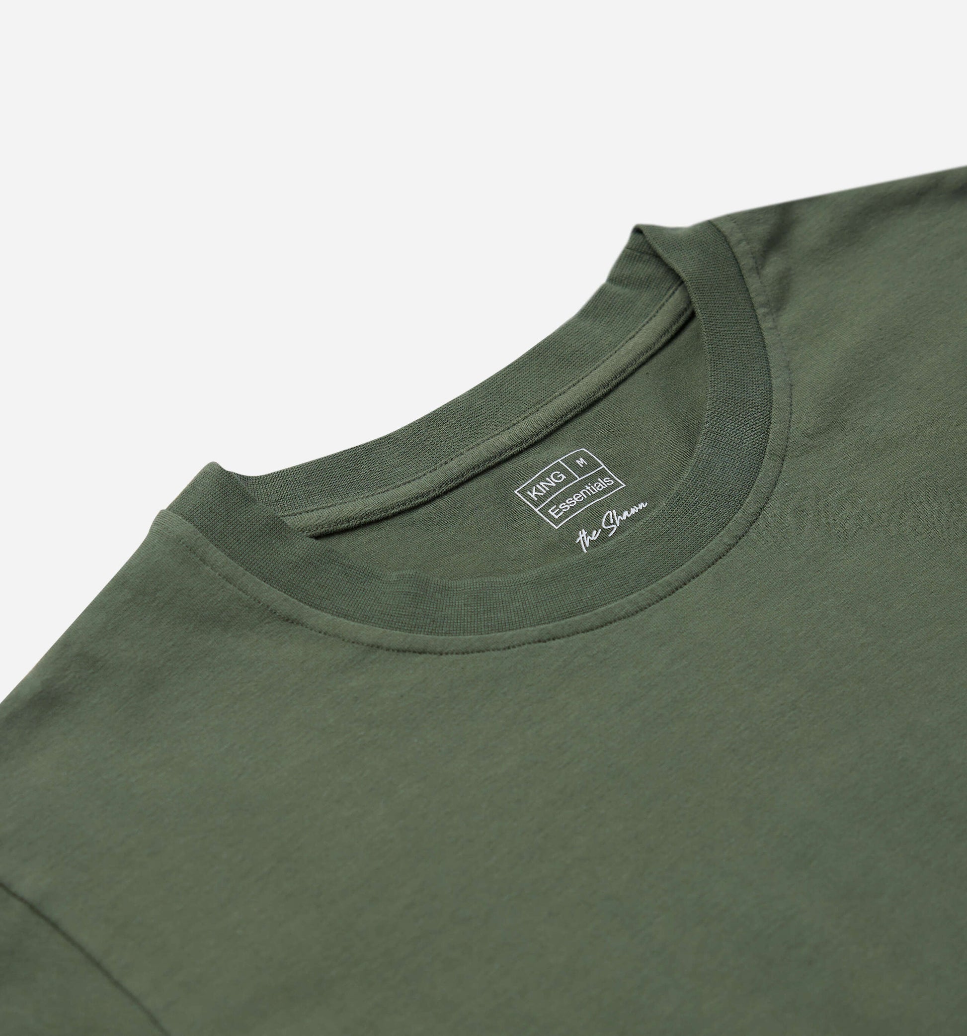 The Shawn - Logo Crewneck T-shirt In Green From King Essentials