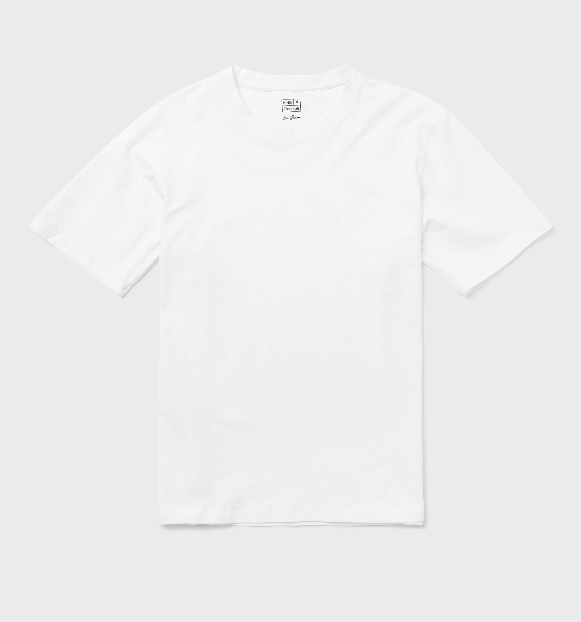 The Shawn - Logo Crewneck T-shirt In White From King Essentials