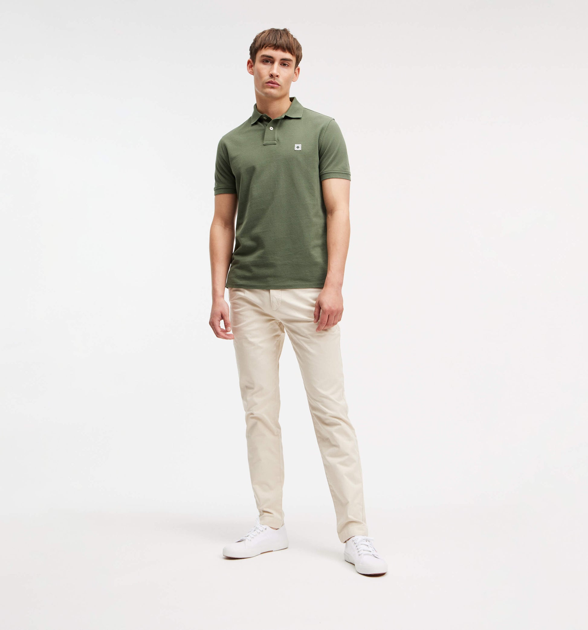 The Rene - Pique Polo In Green From King Essentials