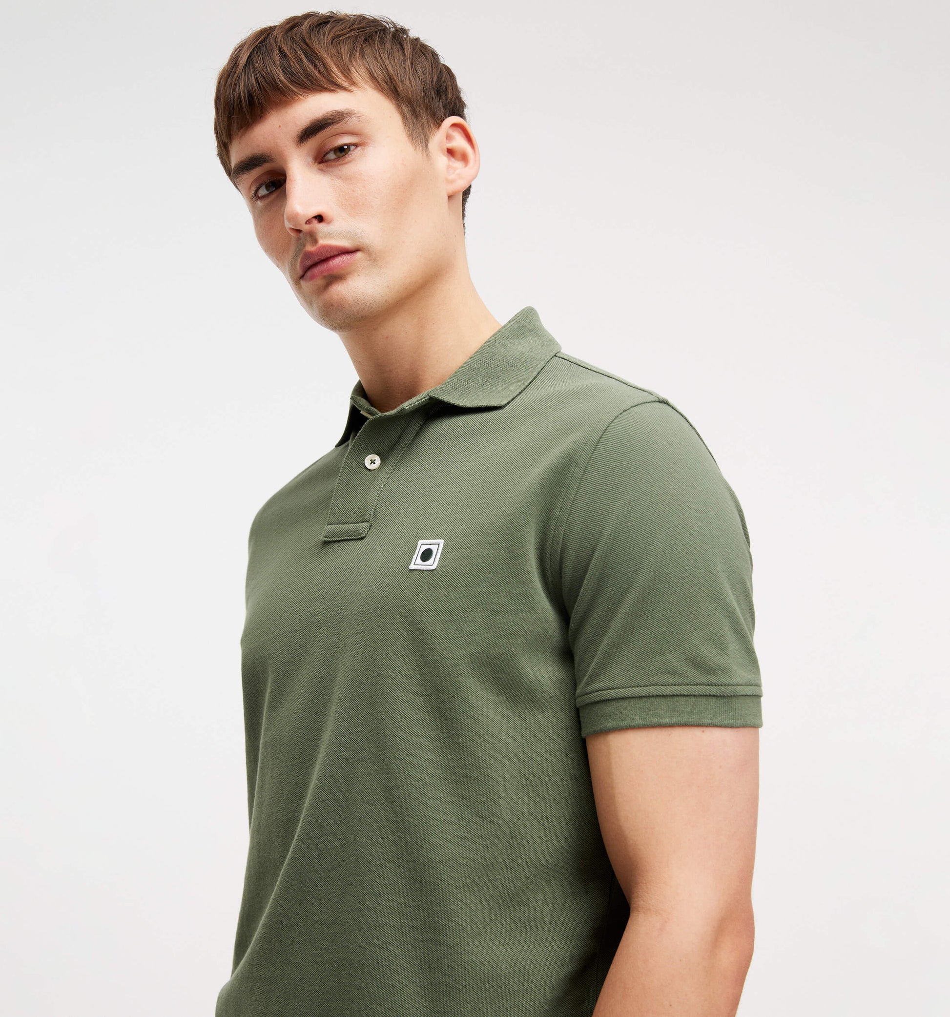 The Rene - Pique Polo In Green From King Essentials
