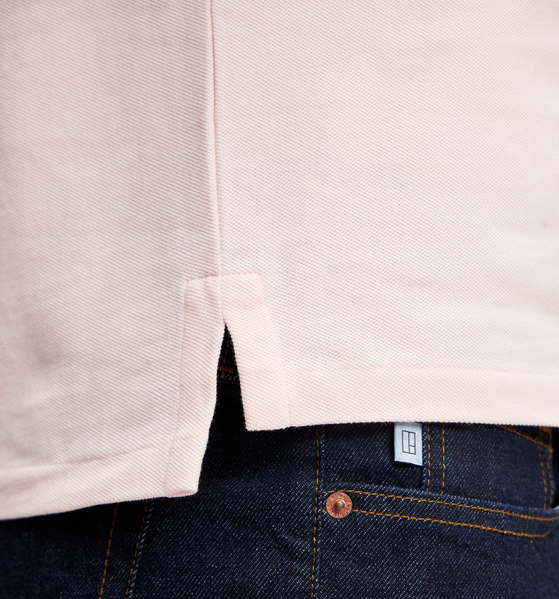 The Rene - Pique Polo In Pink From King Essentials