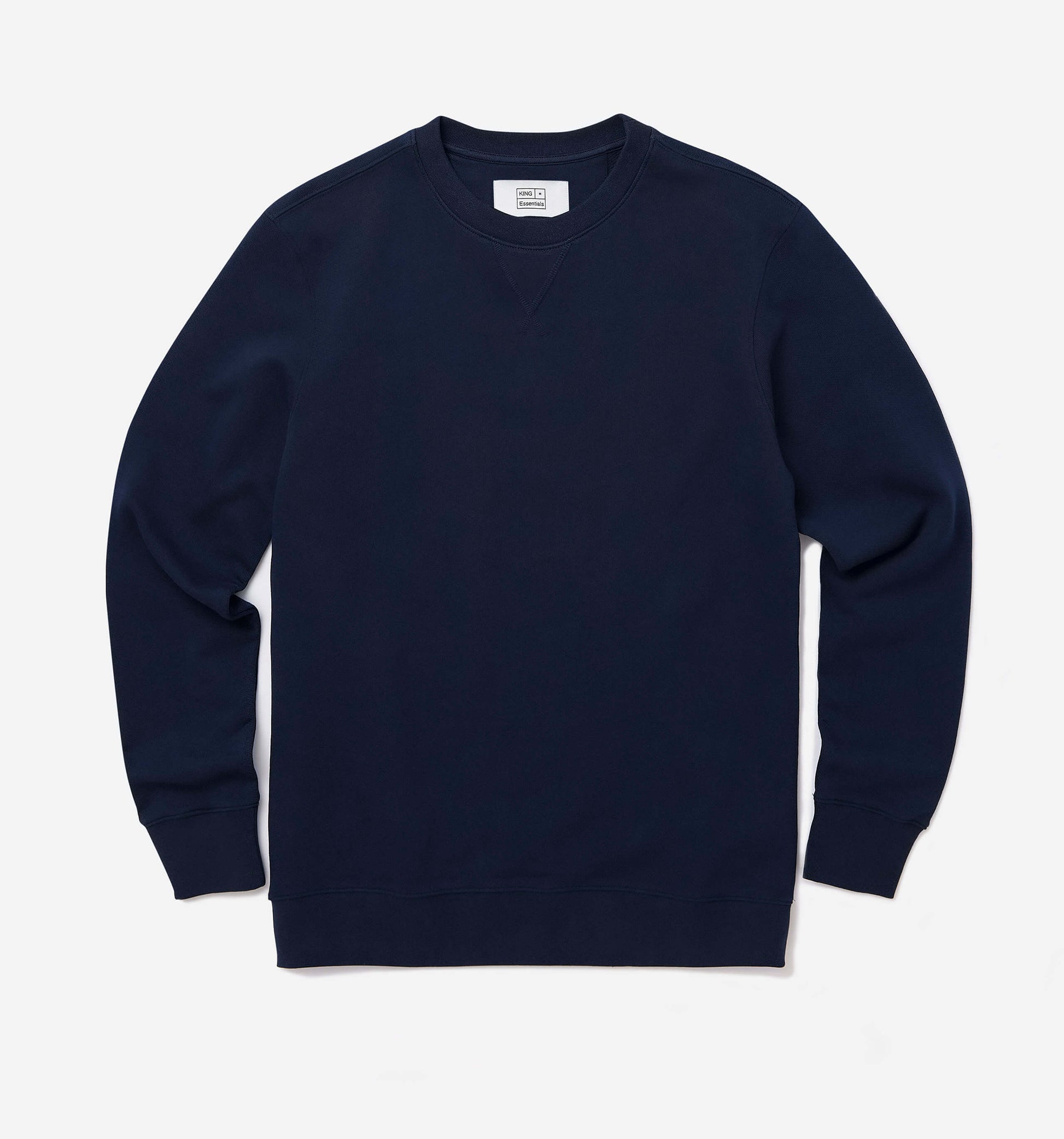 The George - French Terry Cotton Sweatshirt, Navy