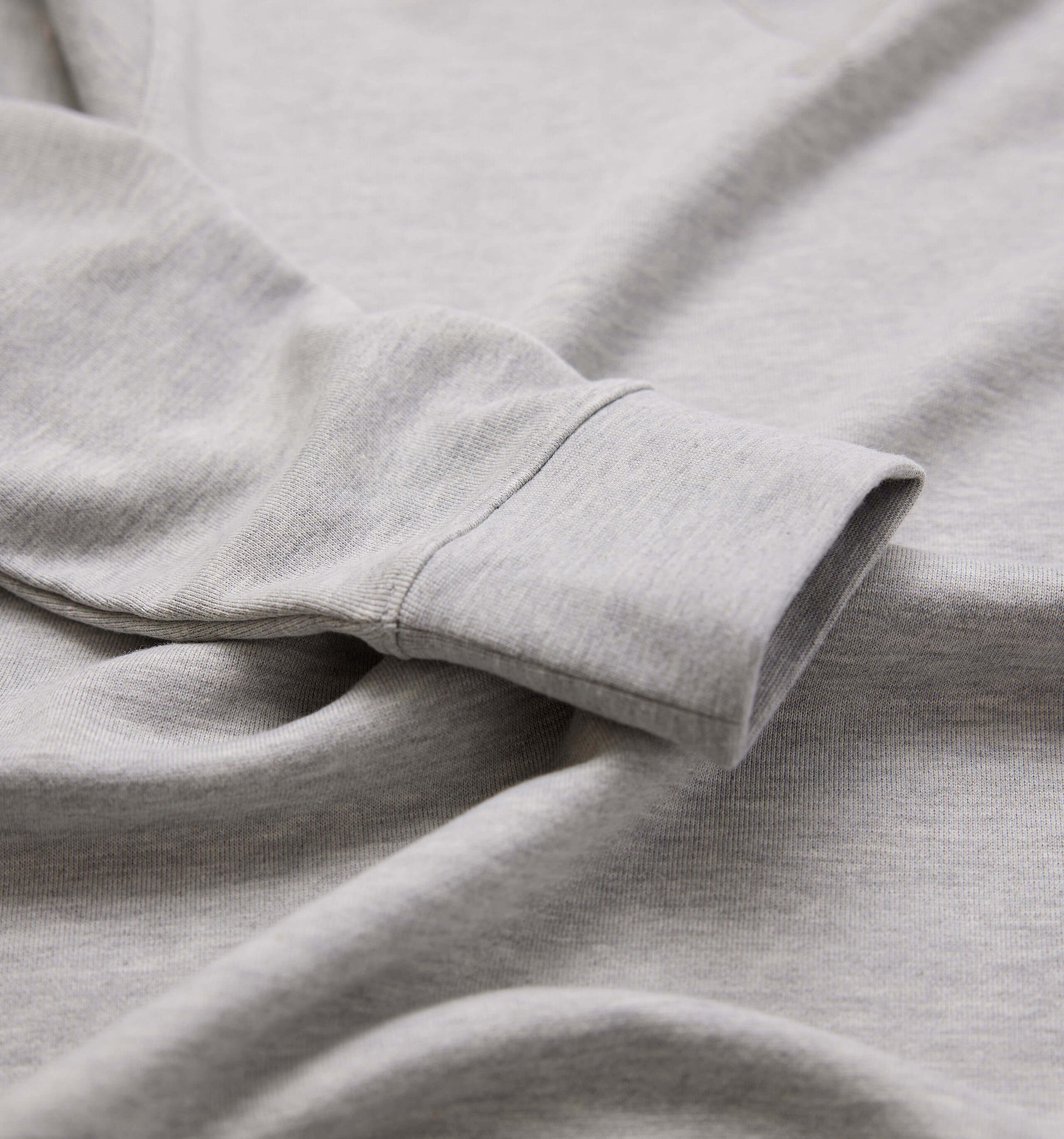 The George - French Terry Cotton Sweatshirt  In Grey From King Essentials