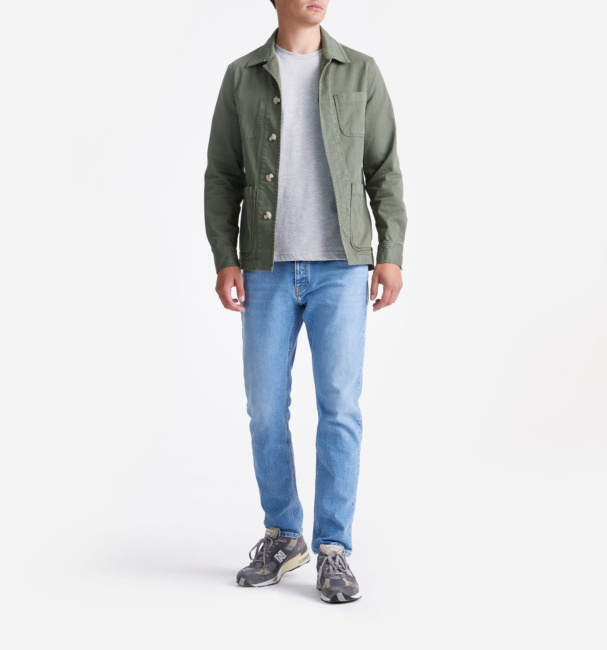 The Benjamin - Twill Stretch-Cotton Overshirt In Green From King Essentials