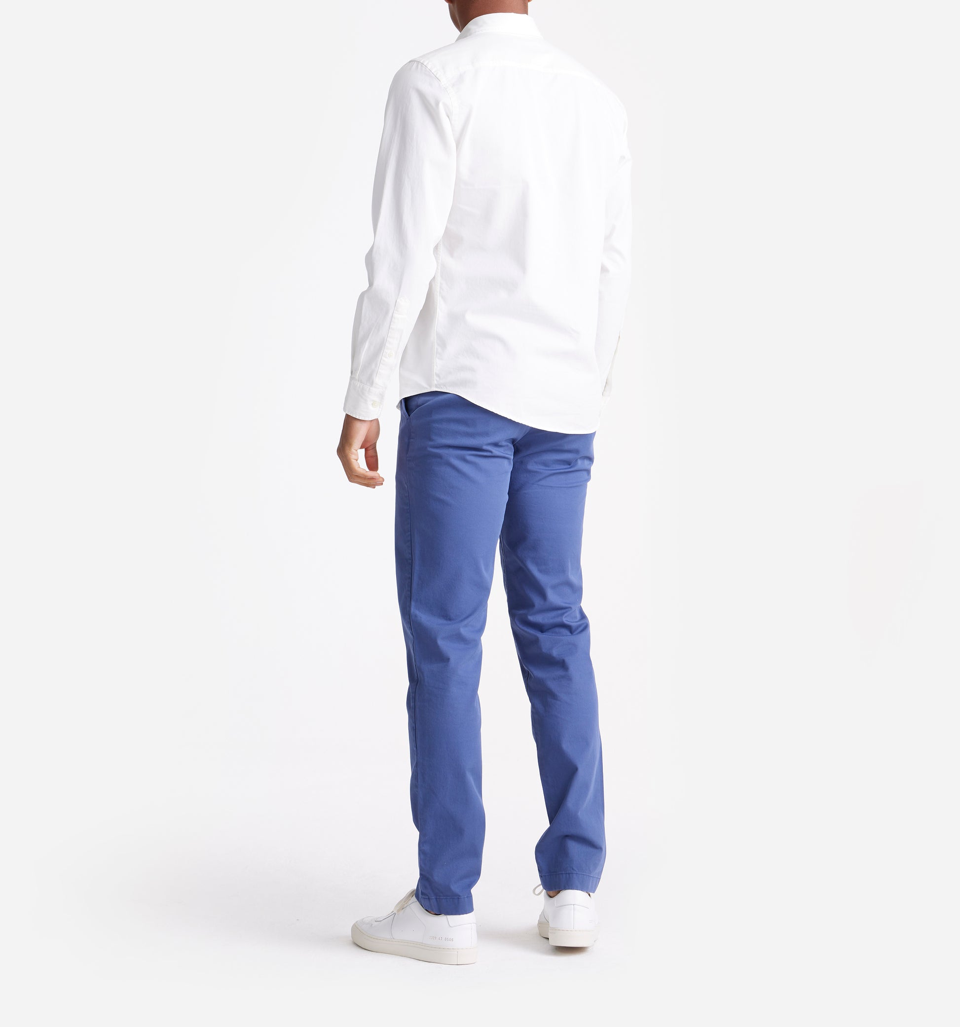The Tommy - Button Down Garment Dyed Shirt In White From King Essentials