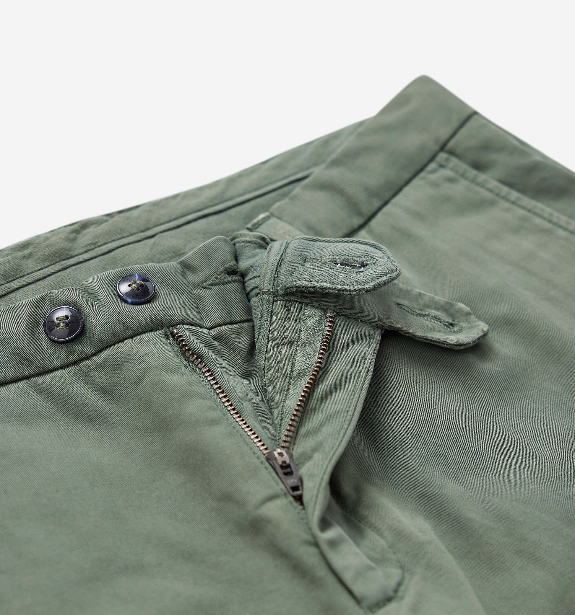 The Harry - Cotton-Stretch Chino In Green From King Essentials