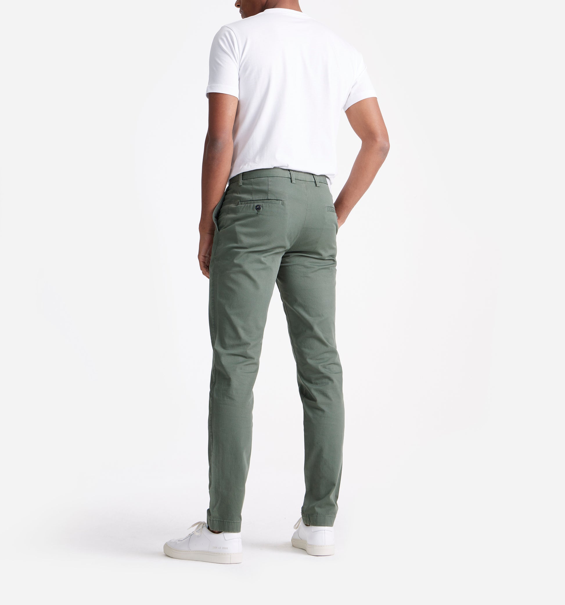 The Harry - Cotton-Stretch Chino In Green From King Essentials