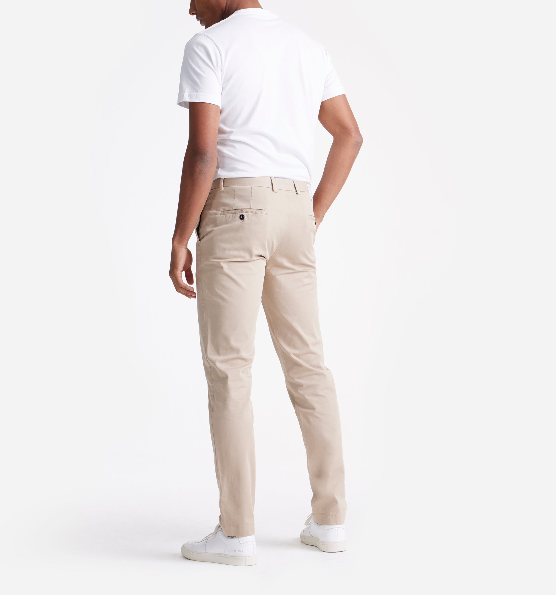 The Harry - Cotton-Stretch Chino In Light Brown From King Essentials